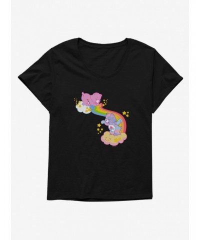 Care Bears In The Clouds Girls T-Shirt Plus Size $14.16 T-Shirts