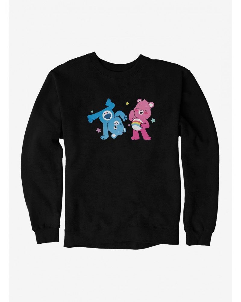 Care Bears Grumpy And Cheer Cartwheel Sweatshirt $17.71 Sweatshirts