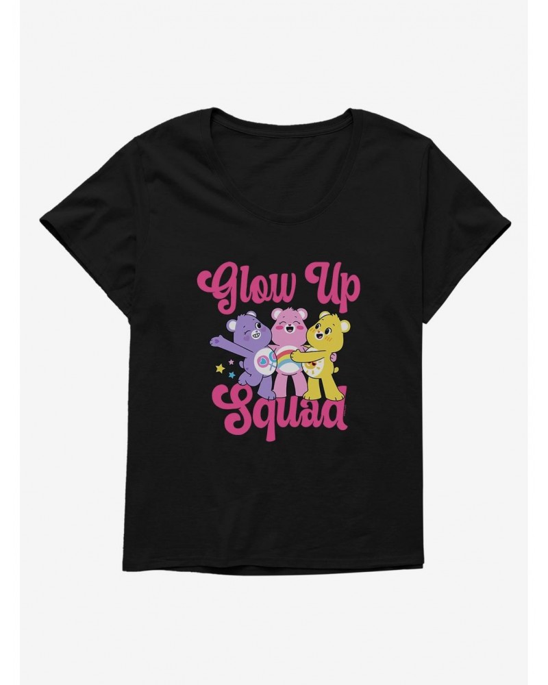 Care Bears Glow Up Squad Girls T-Shirt Plus Size $11.27 T-Shirts