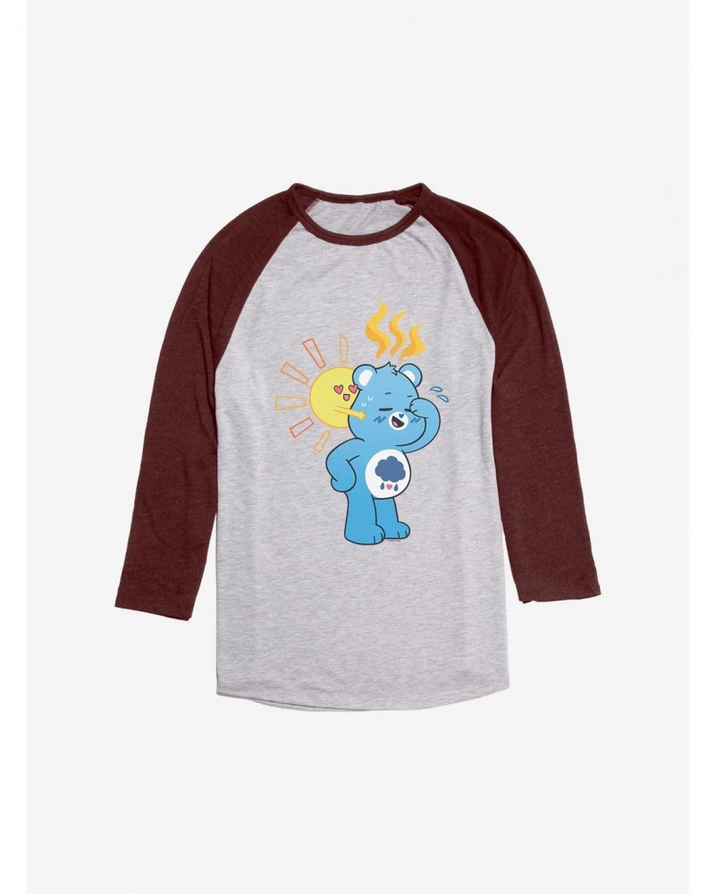 Care Bears Grumpy Summer Love Raglan $14.16 Raglans