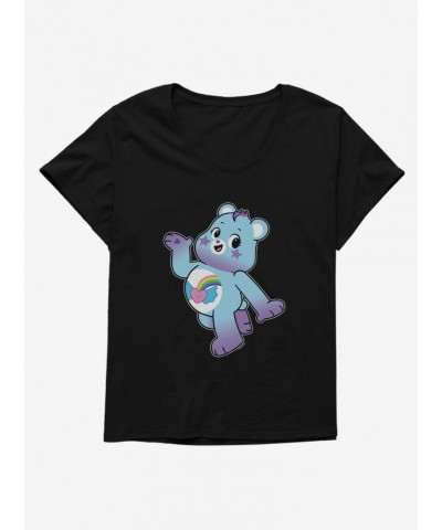 Care Bears Dream Bright Bear Pose Girls T-Shirt Plus Size $10.98 T-Shirts