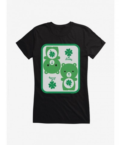 Care Bears Cartoon Good Luck Icon Girls T-Shirt $7.47 T-Shirts