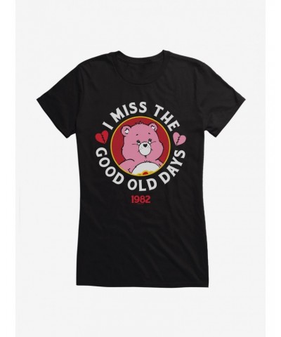 Care Bears Love-A-Lot Bear I Miss The Good Old Days Girls T-Shirt $11.21 T-Shirts