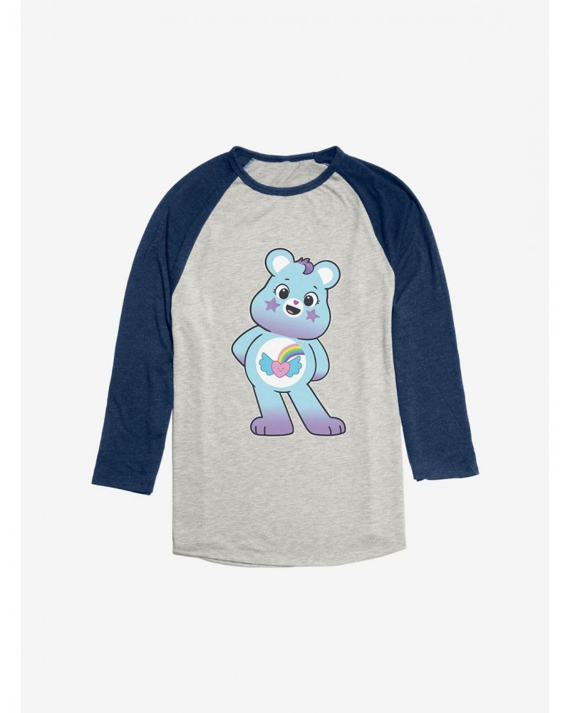 Care Bears Pose Dream Bright Bear Raglan $9.25 Raglans