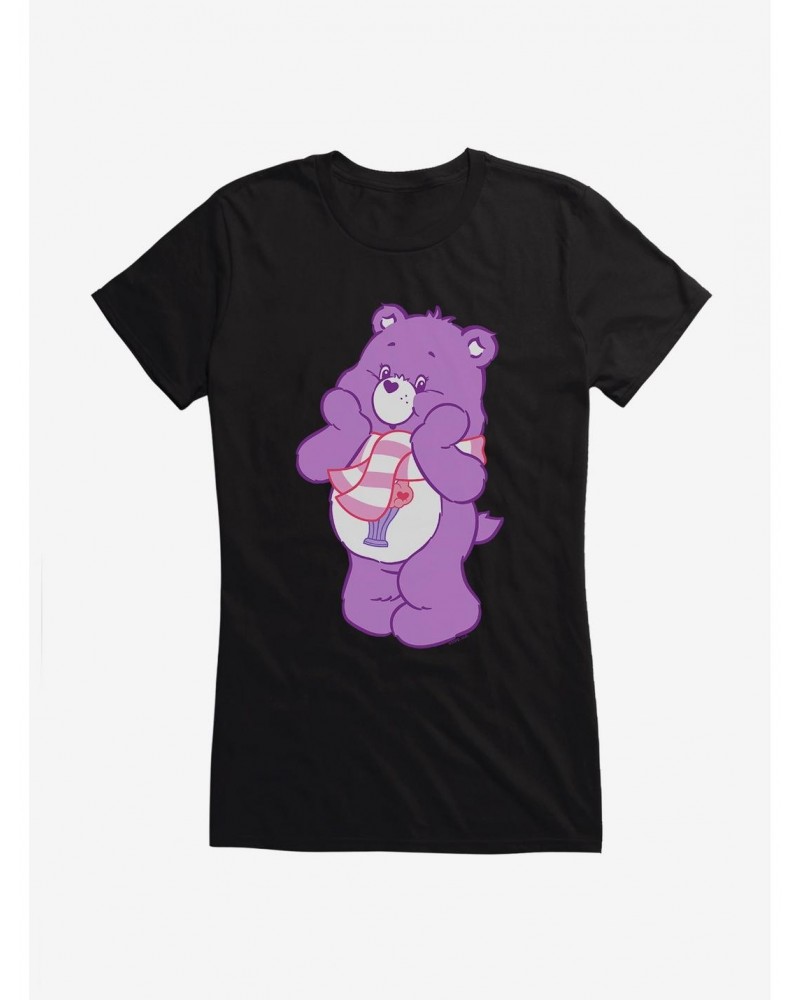 Care Bears Share Bear Scarf Girls T-Shirt $7.97 T-Shirts