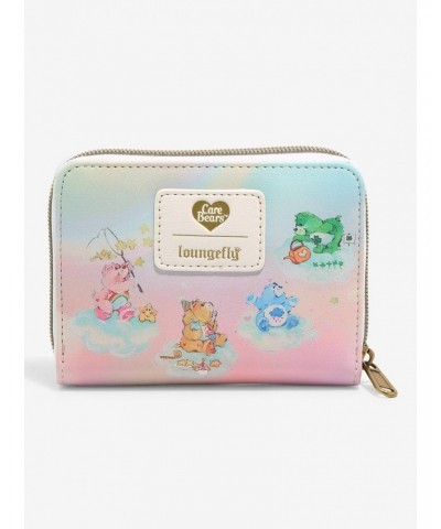 Loungefly Care Bears Rainbow Tie-Dye Mini Zipper Wallet $11.21 Wallets