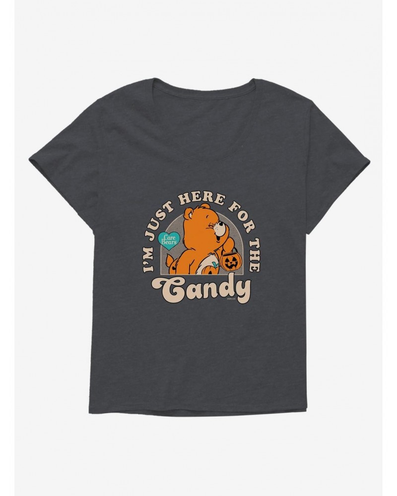 Care Bears Just Here For The Candy Girls T-Shirt Plus Size $13.46 T-Shirts