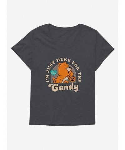 Care Bears Just Here For The Candy Girls T-Shirt Plus Size $13.46 T-Shirts