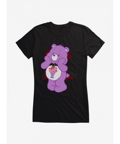 Care Bears Share Bear Dracula Halloween Girls T-Shirt $12.45 T-Shirts