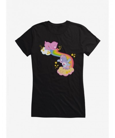 Care Bears In The Clouds Girls T-Shirt $8.22 T-Shirts